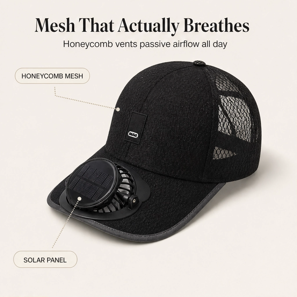 BreezeGuard - Stay Cool and Protected Hands-Free in the Sun