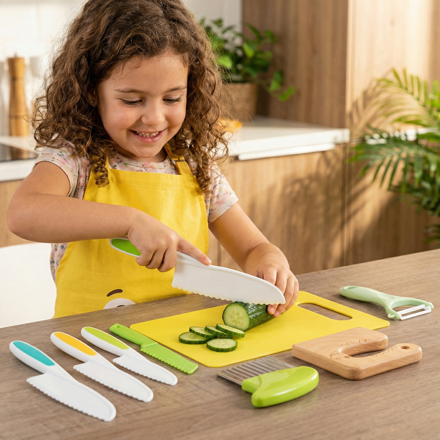 TinyChef Tools - Safe, Fun Cutting for Confident Little Cooks