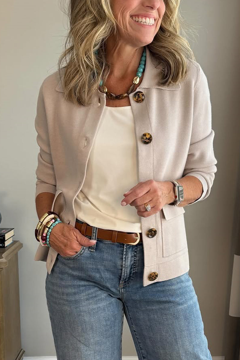 Casual Lapel Pocket Jacket