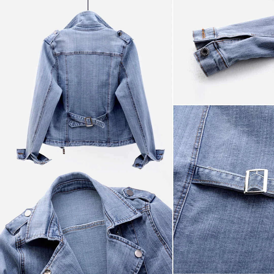 Classic Denim Jacket with Timeless Fusion Style