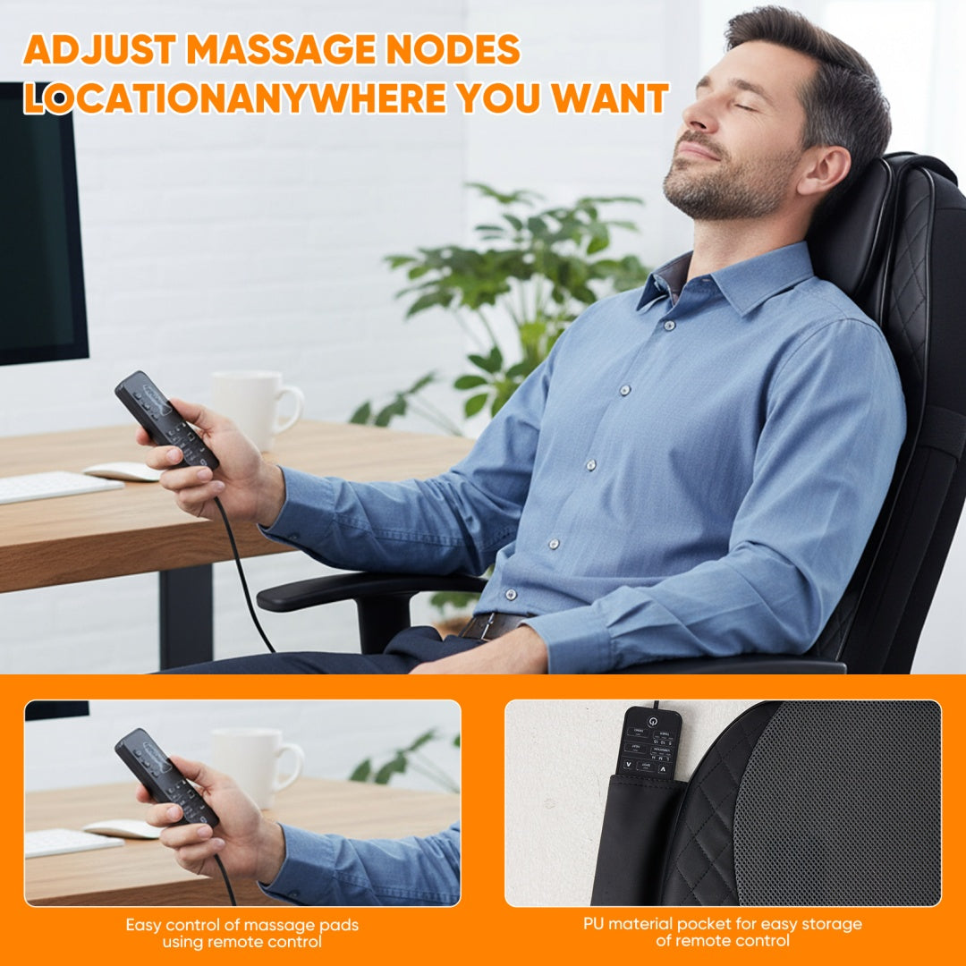 RelaxEase - Melt Away Back Pain with Deep Heat Massage