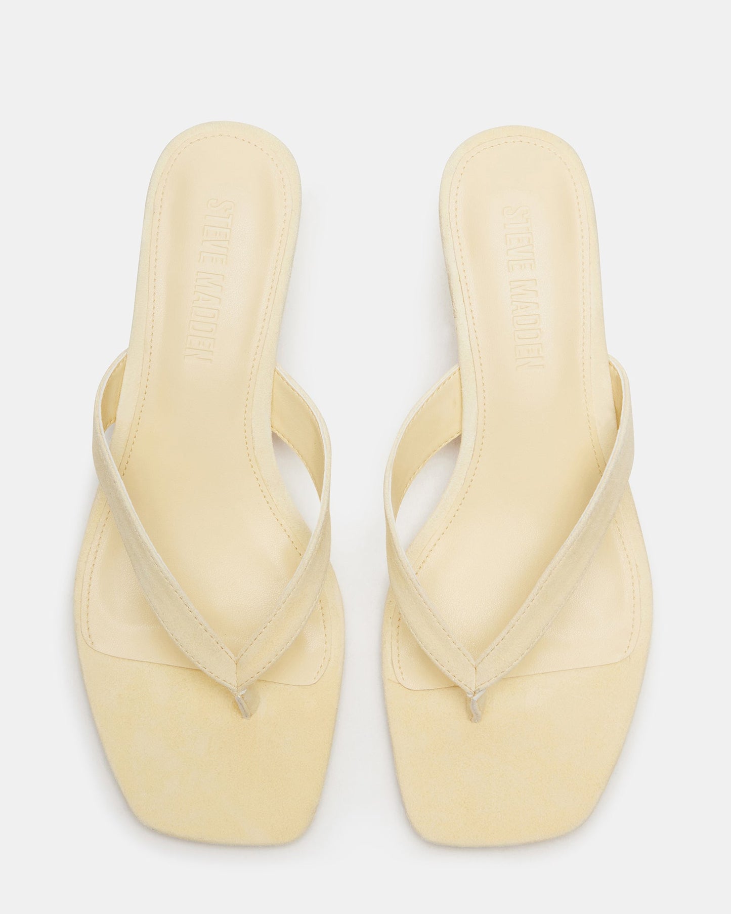 Suede Heels with Square Toe