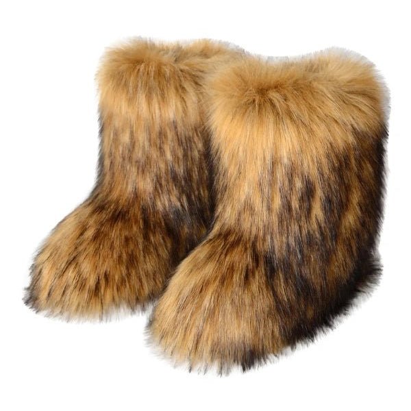 Frosted Fluff Y2K Retro Boots