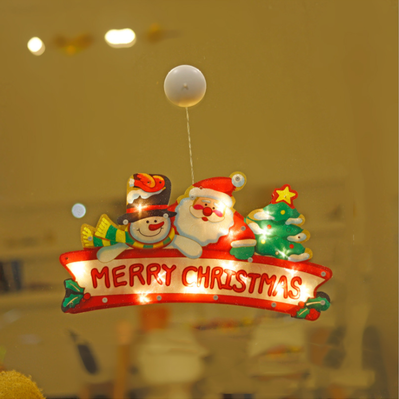 1+1 FREE | Festive Christmas Window Hanging Lights for Holiday Decor