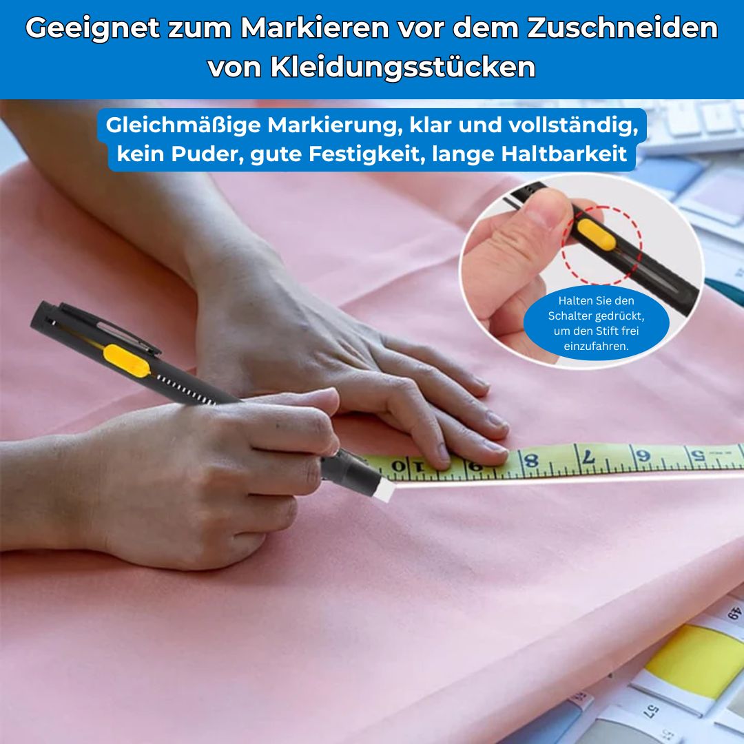 MarkMaster™ - Heat-Activated Disappearing Fabric Marker Pen