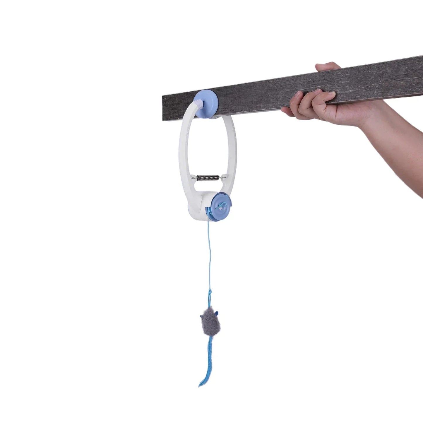 FeathrJoy™ - Interactive Cat Feather Teaser Toy