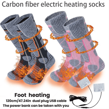 Nolan™ - Rechargeable Heated Socks for All-Day Warmth