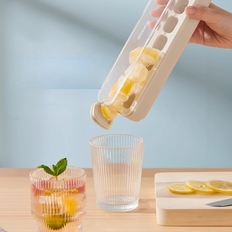 Flexible Silicone Ice Cube Trays for Easy Home Ice Making