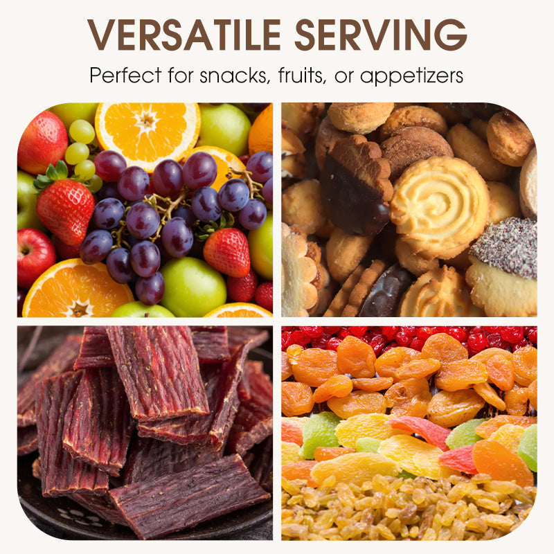 SnackEase™ - Detachable Divided Serving Tray for Snacks