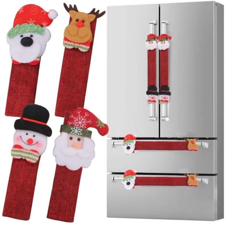FrostyGrips™ - Holiday Snowman Door Handle Covers