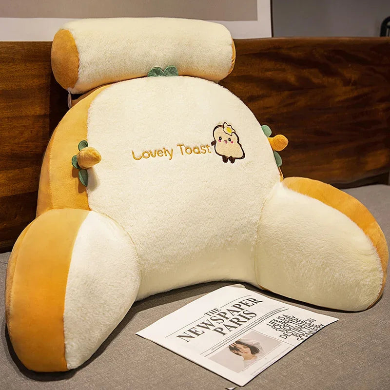 SupportHugger™ - Contoured Lumbar Pillow for Sofa & Bed Comfort