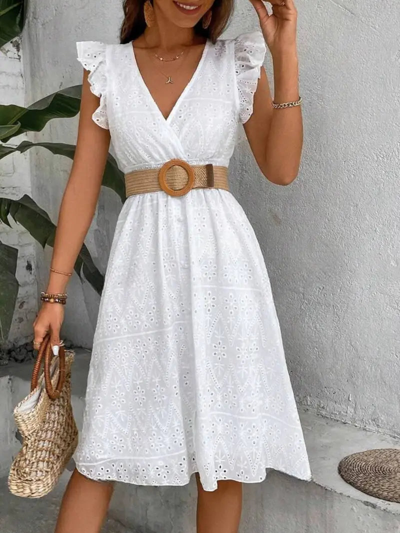 Flutter Sleeve Dress