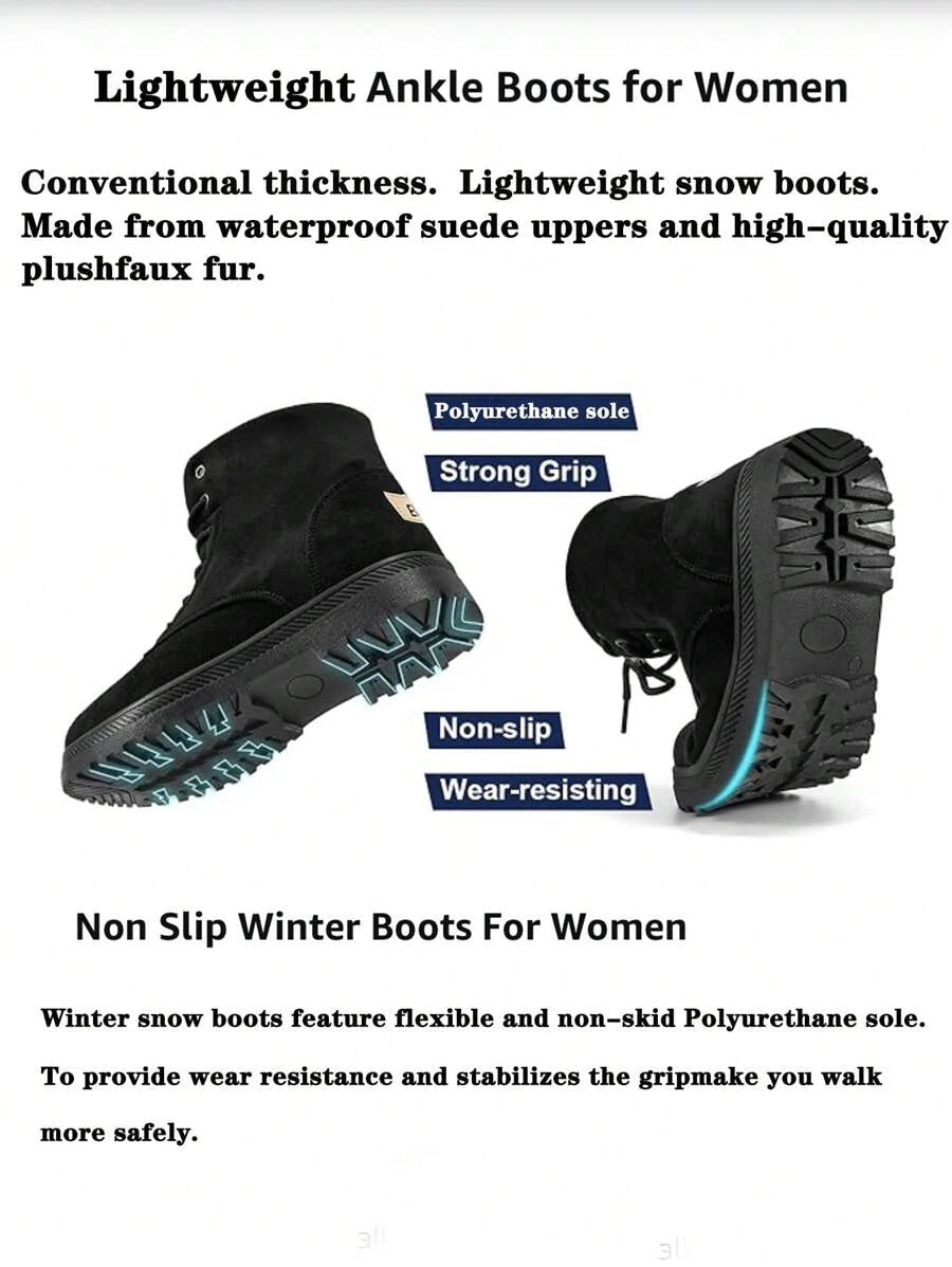 Lightweight Warm Women's Snow Boots