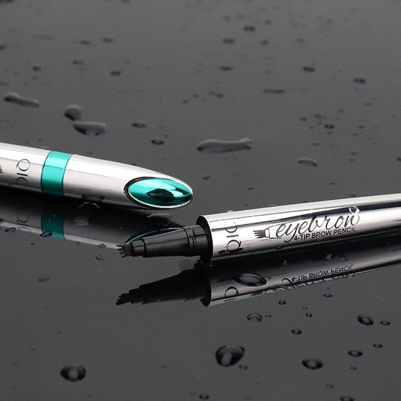 Waterproof 3D Eyebrow Pencil with Four Fork Tips