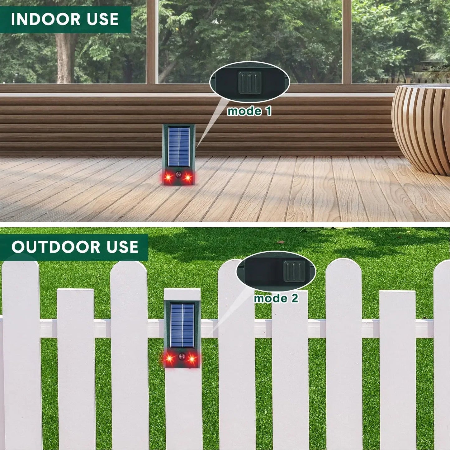 SolarGuardix™ - Solar Ultrasonic Bird Repeller with Motion Sensor