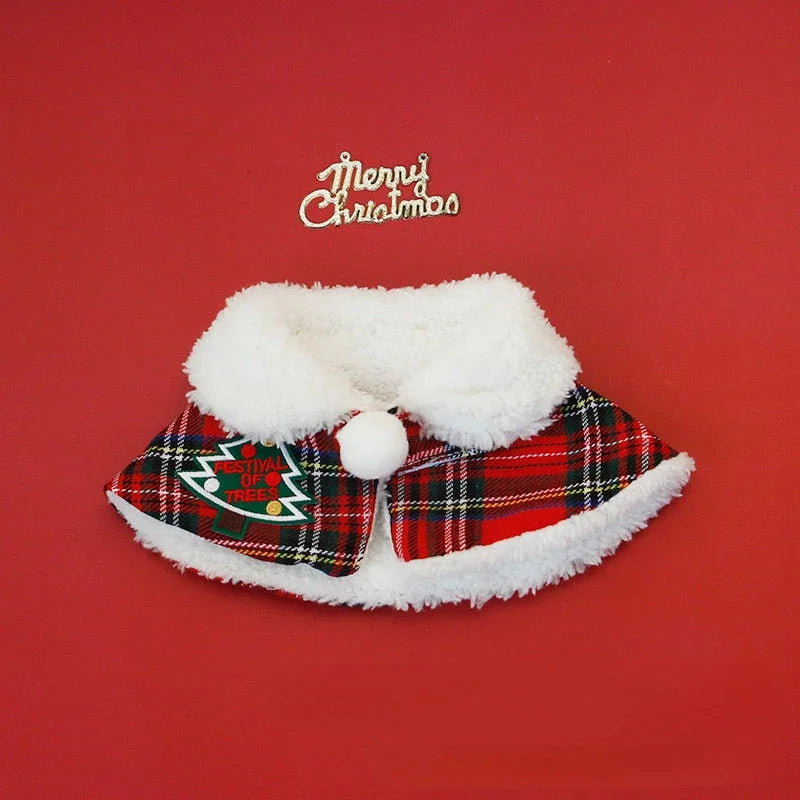 PawJoy™ - Cozy Cat & Dog Christmas Winter Scarf