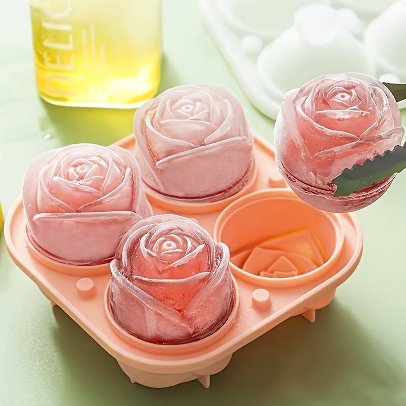 FrostBloom™ - Rose-Shaped Ice Cube Mold