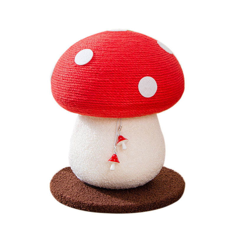 PurrPlay™ - Sisal Rope Mushroom Cat Scratching Post