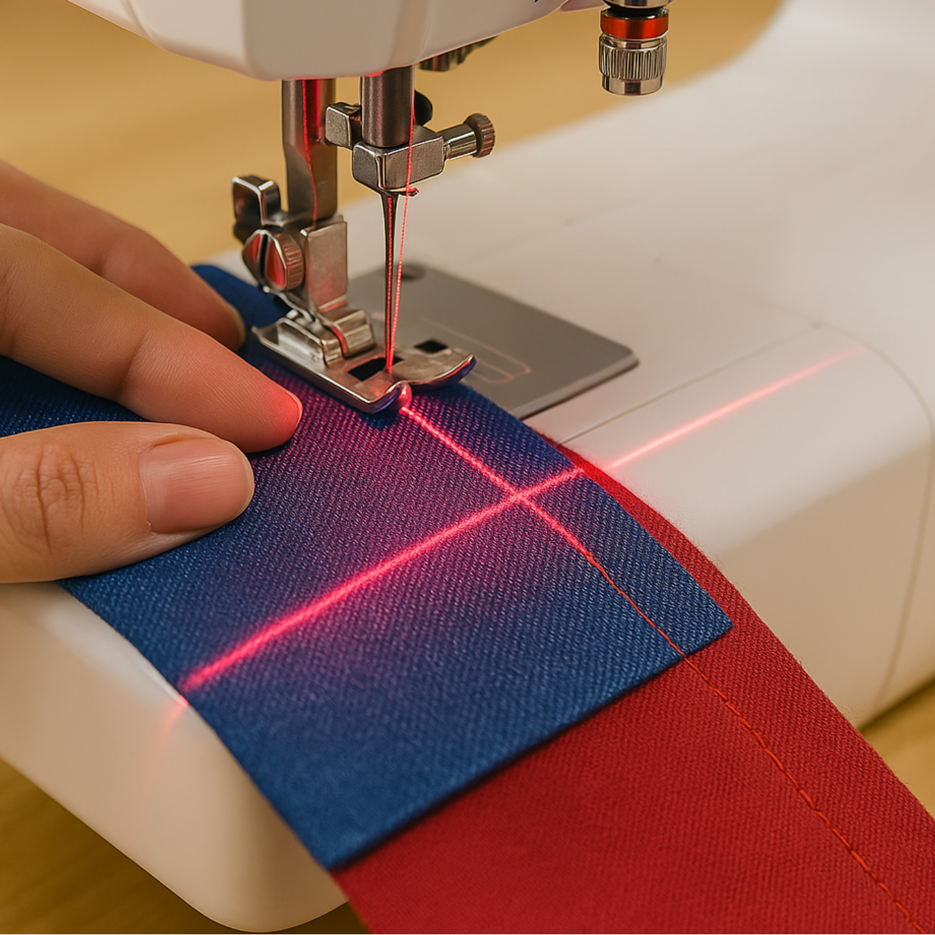 StitchLaser™ - Precision Sewing Tech for Flawless Creations