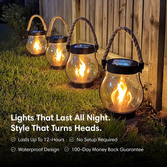 Lumora™ - Solar Outdoor Lantern Lights