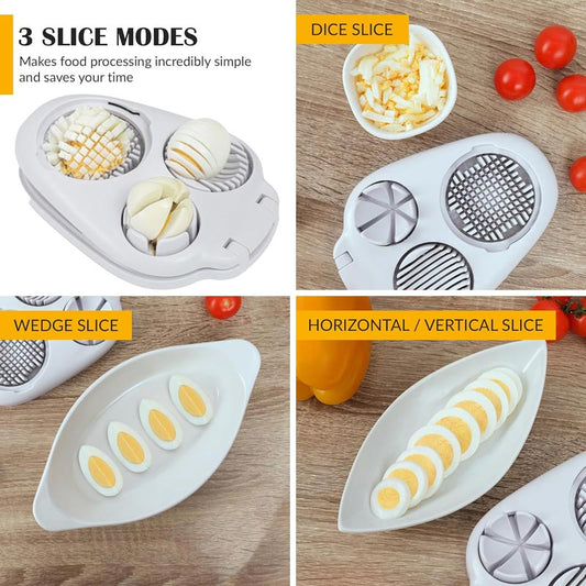 EggMaster™ - 3-in-1 Multifunctional Egg Slicer and Slicer Tool