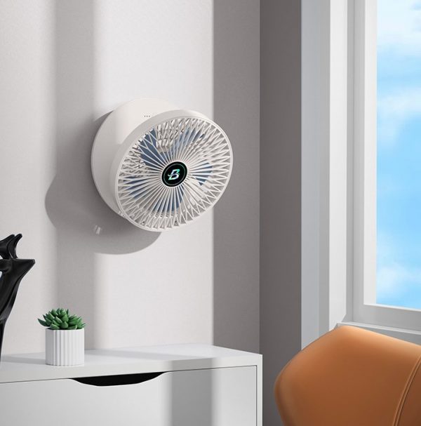 BreezeFlow™ - 2-in-1 Desktop & Wall Air Cooling Fan