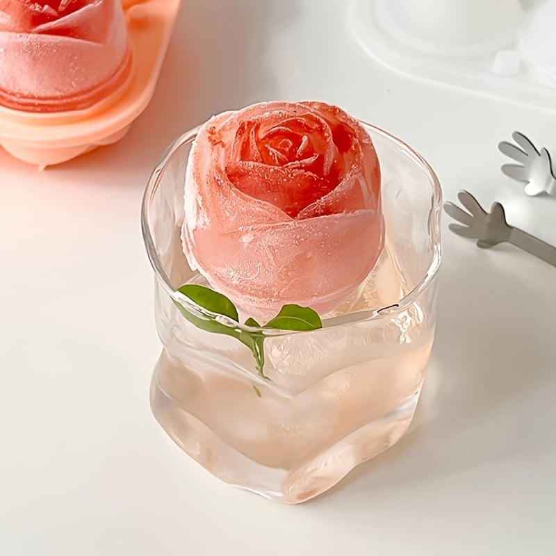 FrostBloom™ - Rose-Shaped Ice Cube Mold