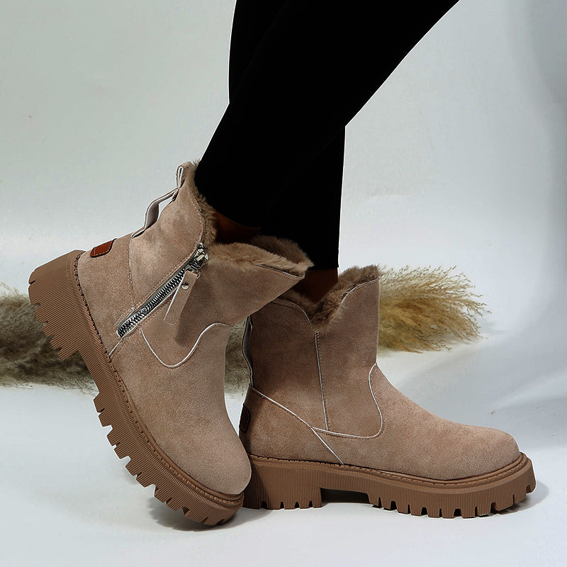 Cozy Suede Winter Boots