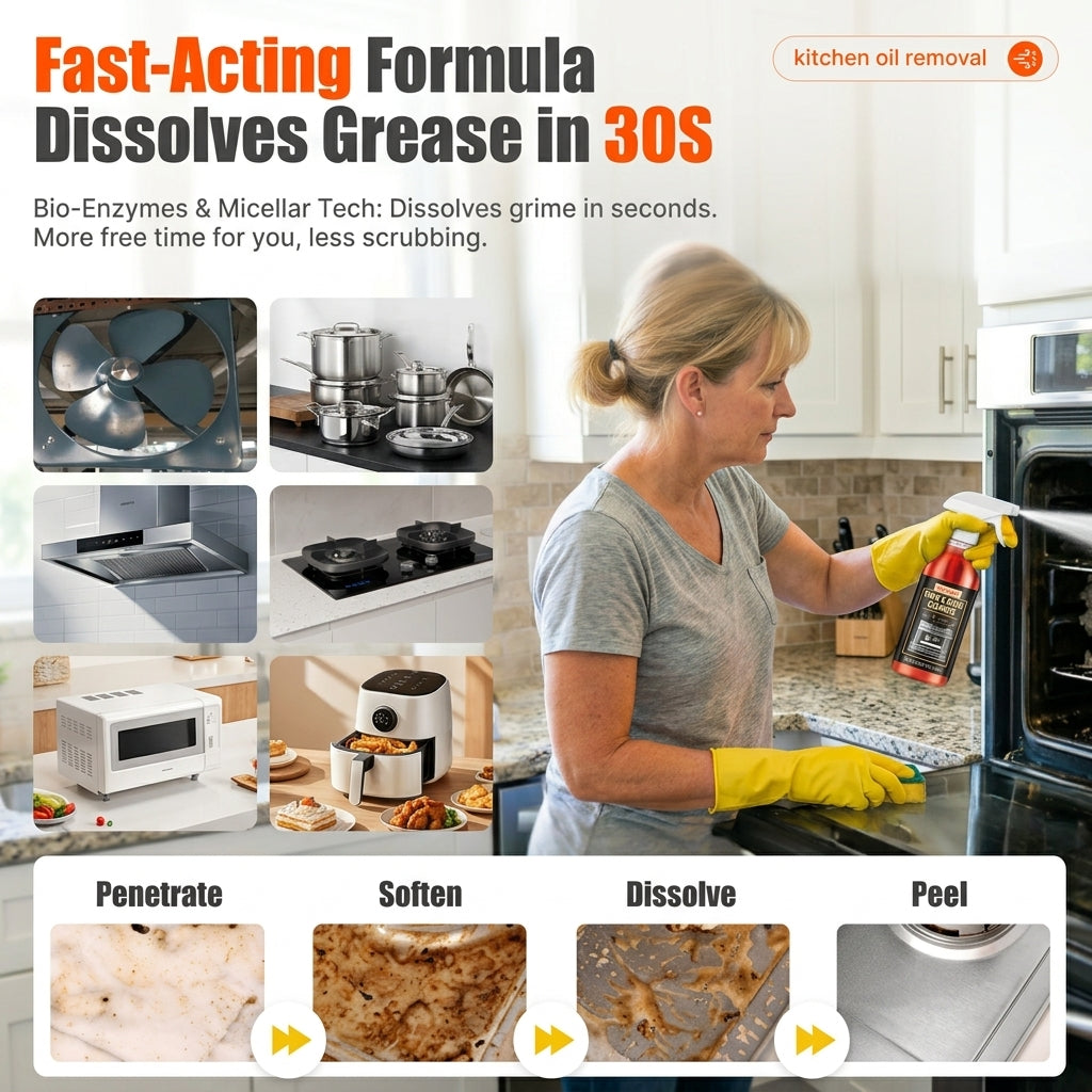 GreaseBlitz - Instantly Erase Tough Oven Grease and Grime