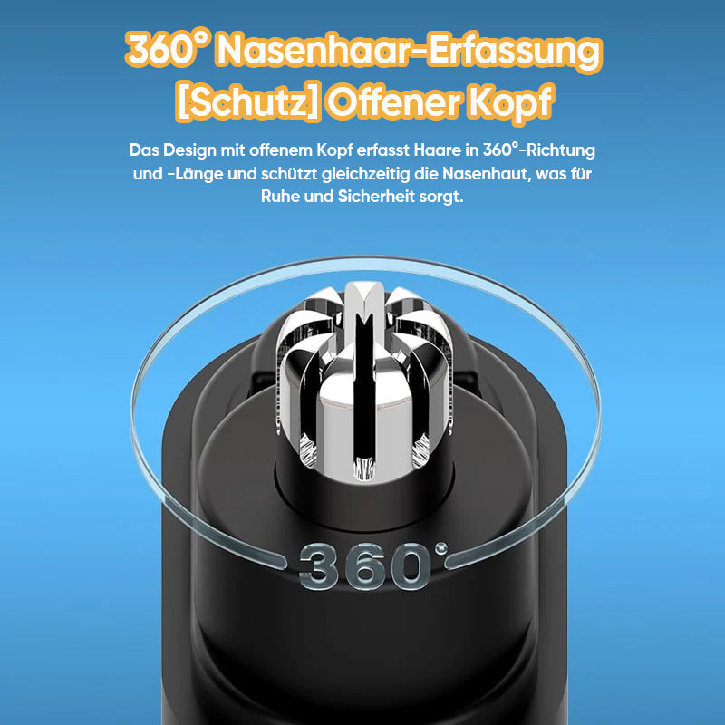 Compact Portable Nose Hair Trimmer for Easy Grooming On-The-Go