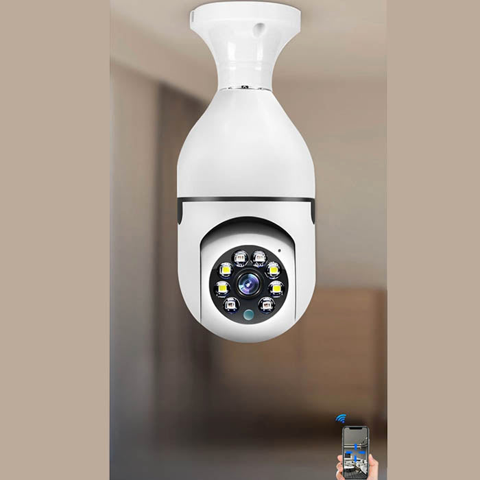 BrightGuard™ 360° Smart Light Bulb Camera with HD Color Video