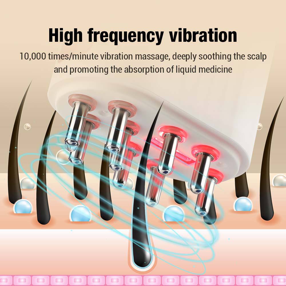 Electric Scalp Massager with Hair Growth Therapy and Vibration