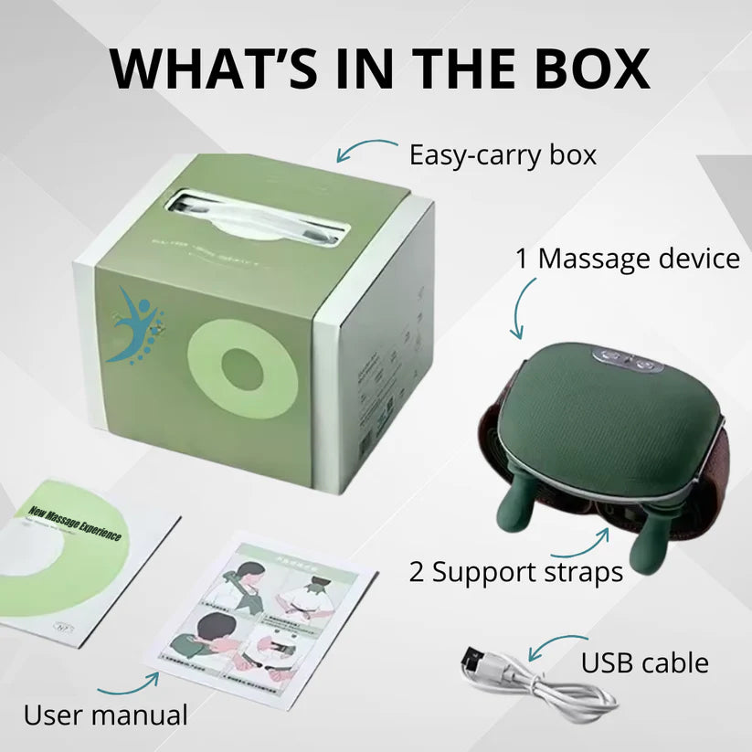 RelaxEase™ - Portable Neck & Back Massager