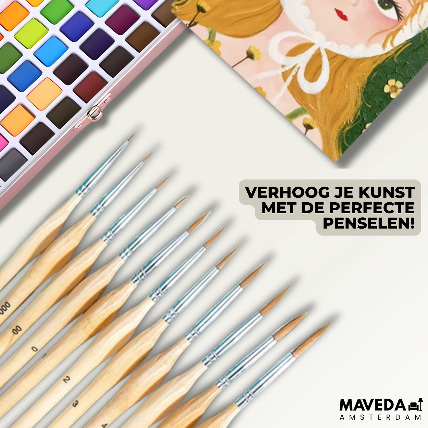 PrecisionCraft™ - Fine Detail Painting Brush Set