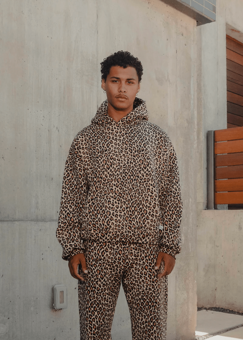 Cozy Cheetah Print Hoodie for Casual Style