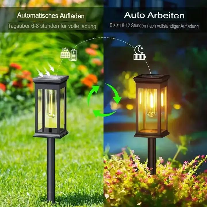 SolarGarden™ - Warm White Solar Pathway & Garden Accent Lights