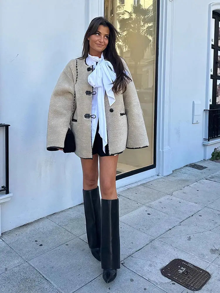 Cozy Fluffy Long Coat for Chic Winter Style