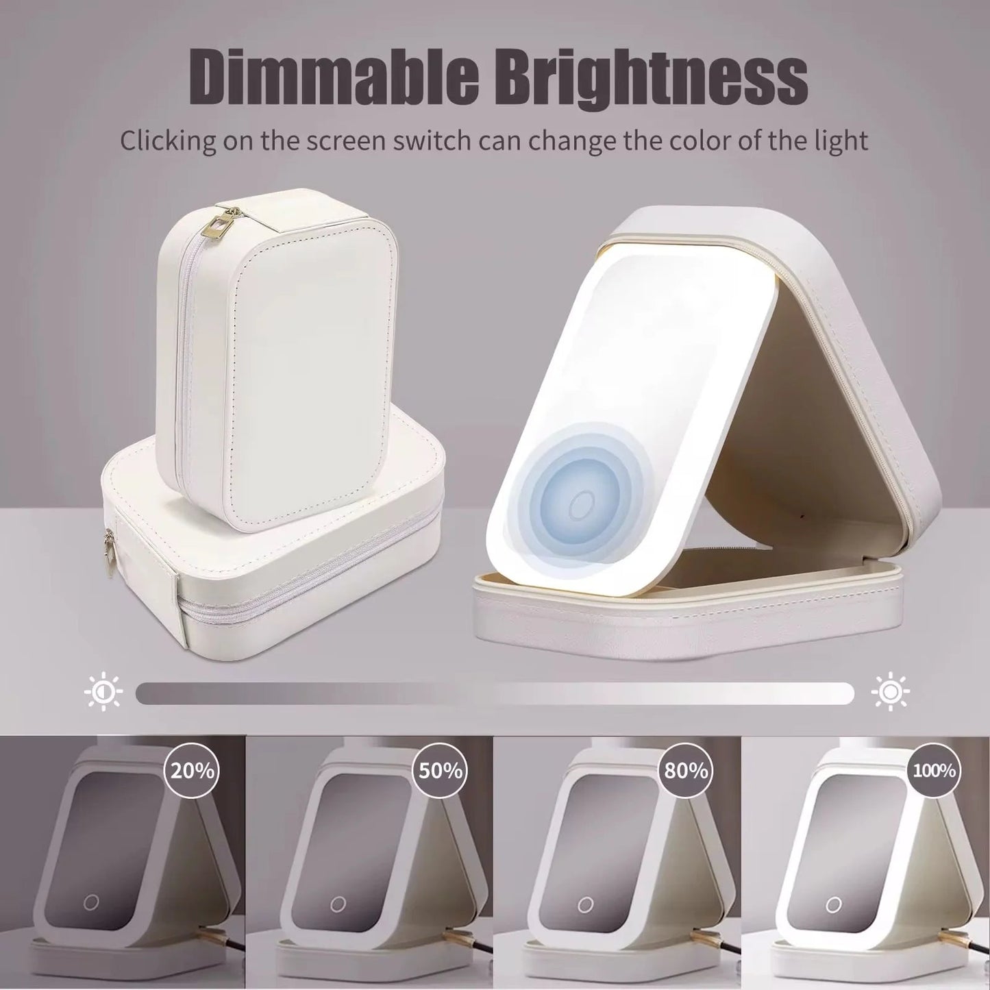 BelleBox™ Illuminated Makeup Case for Glam On-the-Go