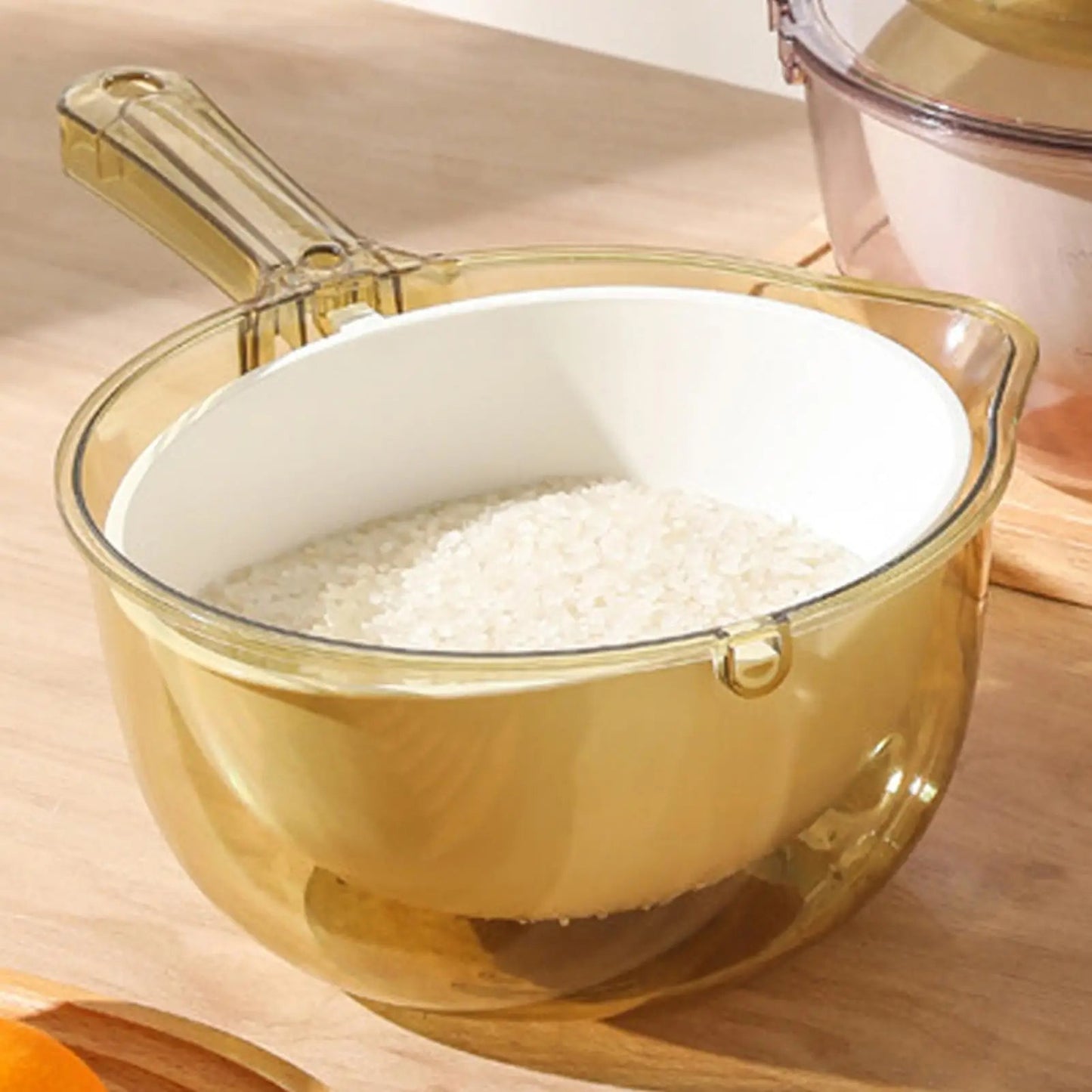 Multifunctional Vegetable Washing Basket with Handle and Spout