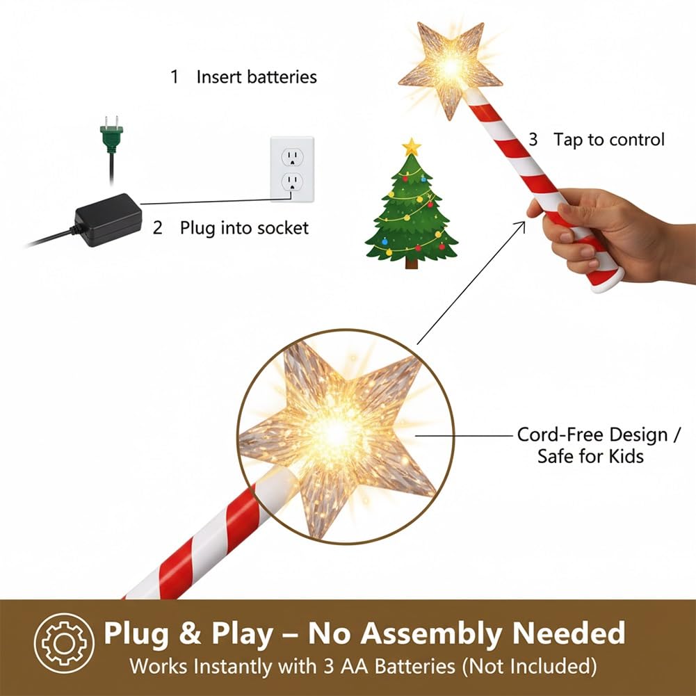 GlowWave™ - Wireless Magic Wand Christmas Light Controller