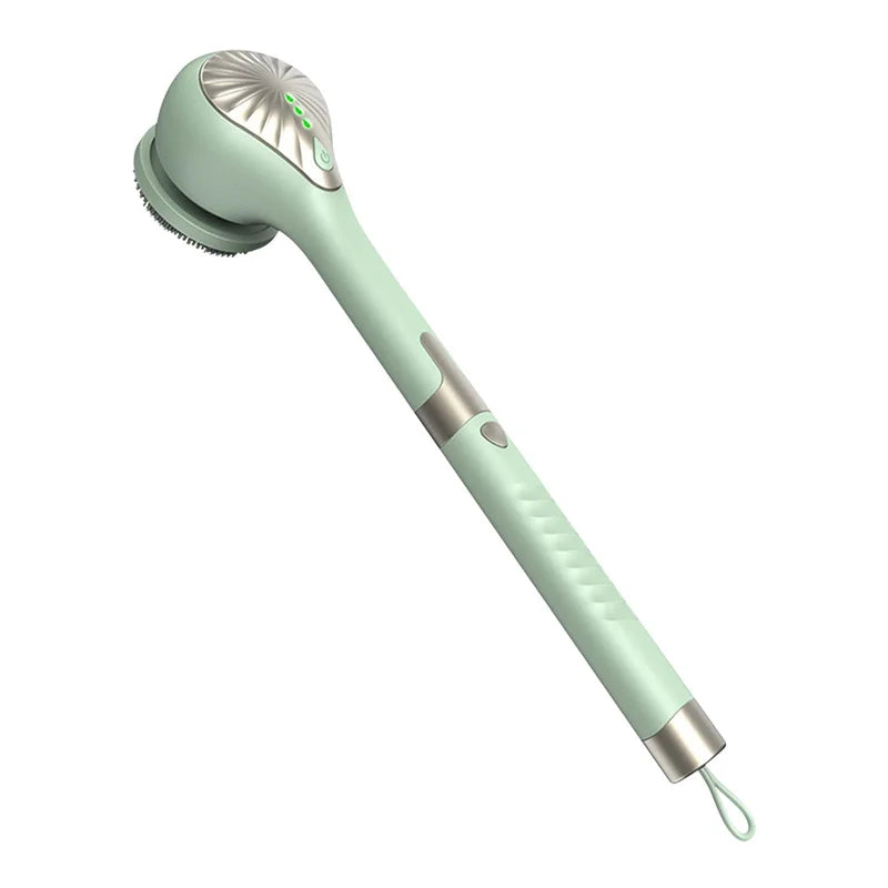 GlowEase™ Rechargeable Electric Bath Brush with Long Handle