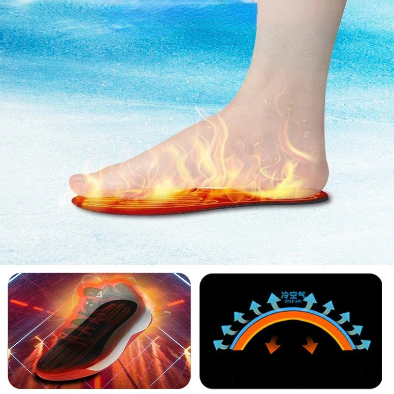 CozyNest™ - USB Rechargeable Heated Shoe Insoles for Winter Comfort