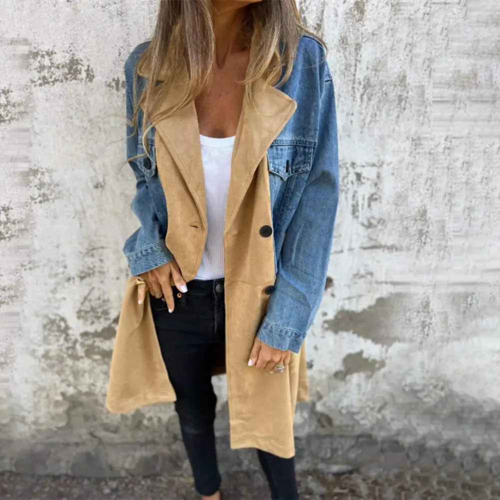 Chic Double-Breasted Mid-Length Winter Coat for Women