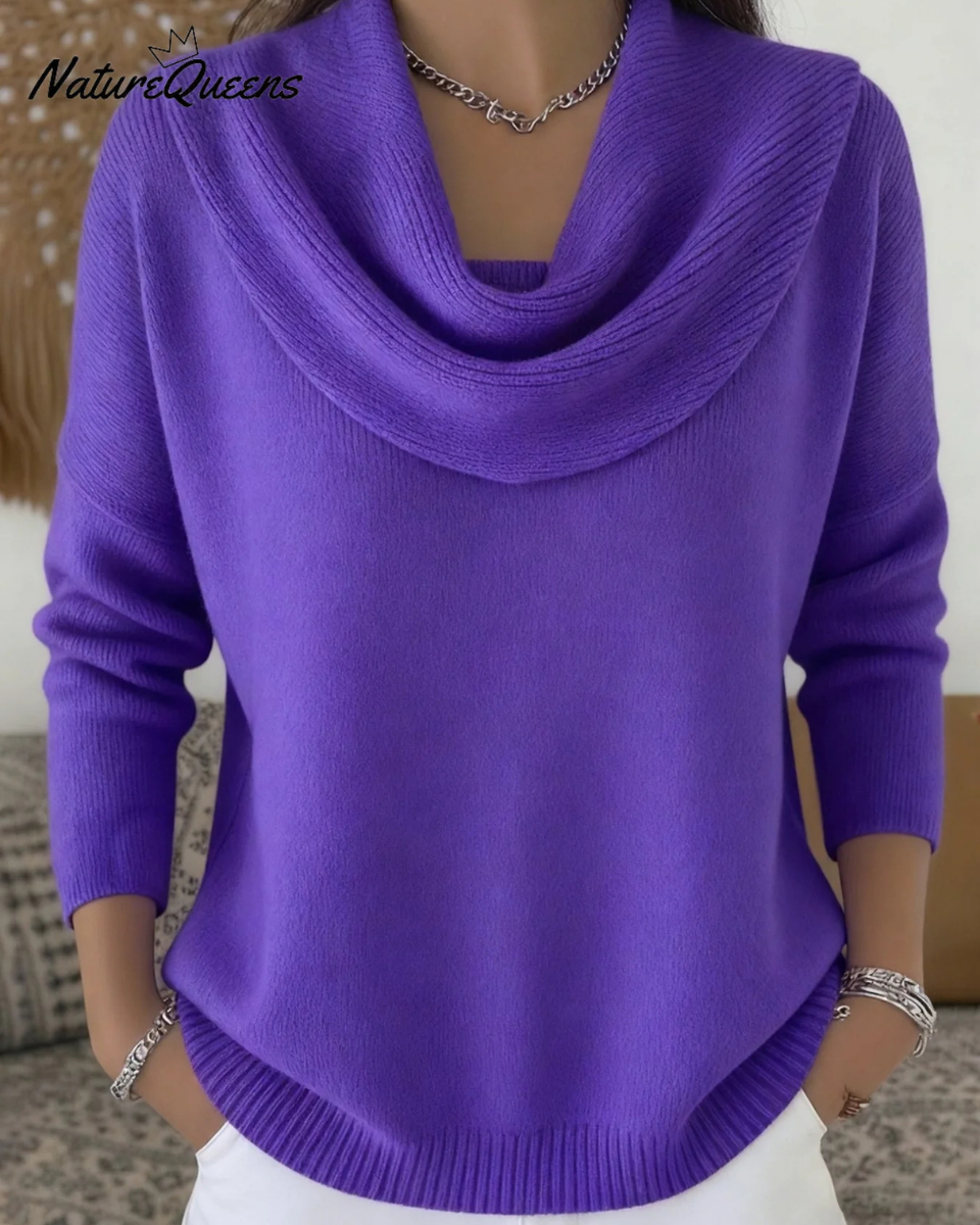 Ruffled Neck Sweater