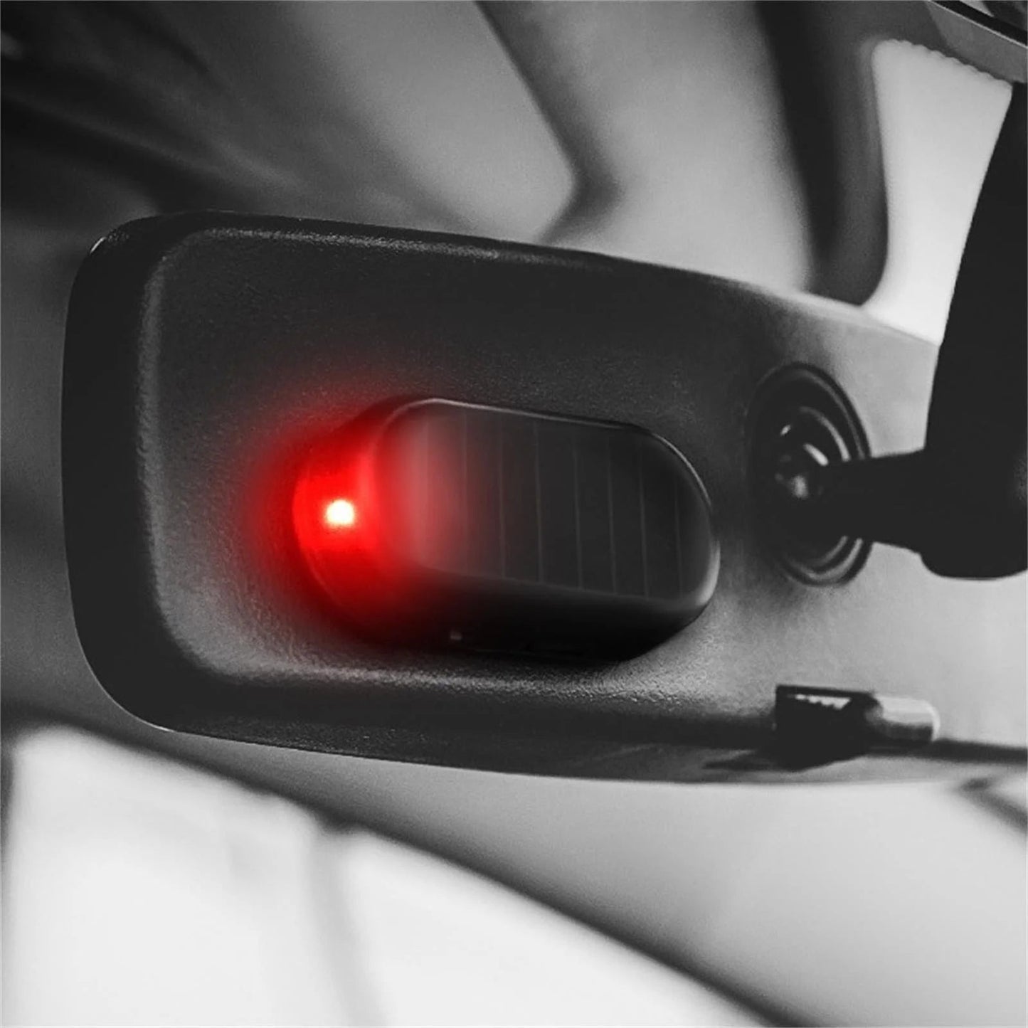 Solar-Powered Car Alarm Security Light