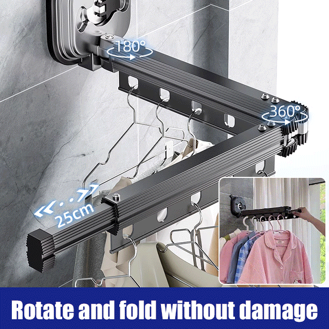 AirFlex™ - Wall-Mounted Folding Clothes Drying Rack