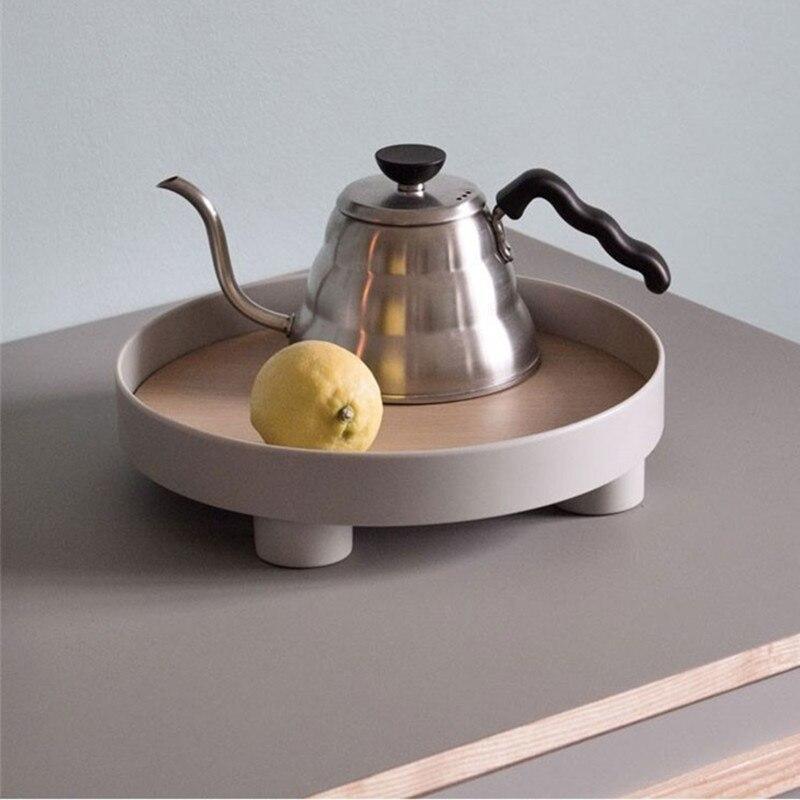 Elegant Wooden Serving Tray for Home Decor and Entertaining