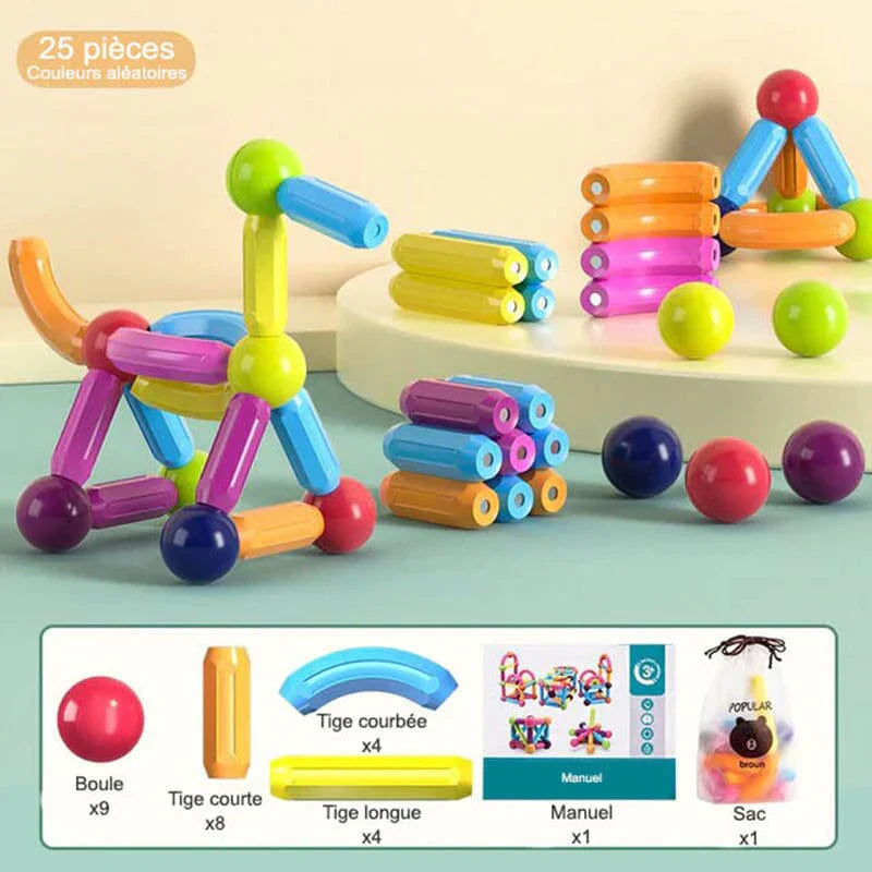 CreaBlox™ - Montessori Magnetic Building Set