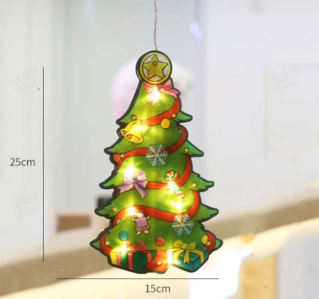1+1 FREE | Festive Christmas Window Hanging Lights for Holiday Decor