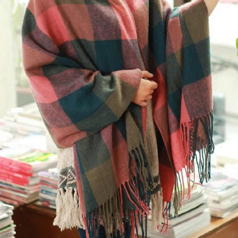 Soft Cashmere Scarf Cozy Warm Lightweight Accessory